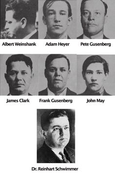The seven victims of the St. Valentines Day Massacre