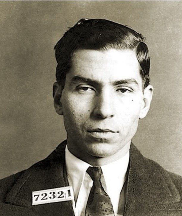 Lucky Luciano goes for a ride